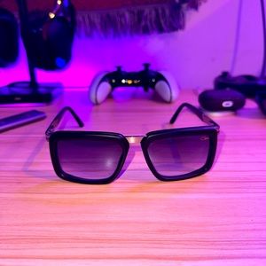 Cazal Black/Gold Sunglasses Model 6006/1